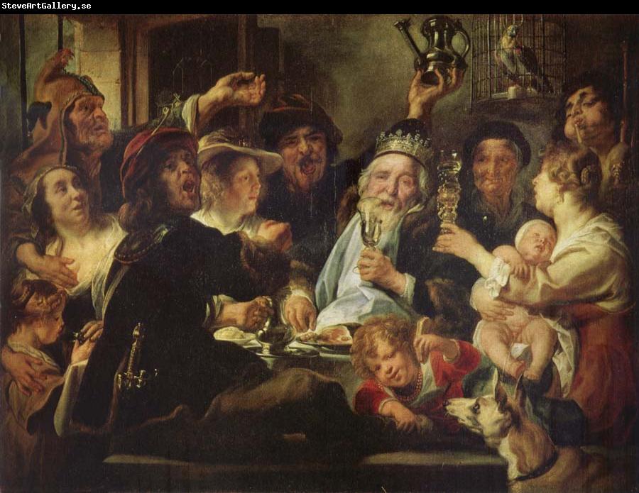 Jacob Jordaens The Bean King